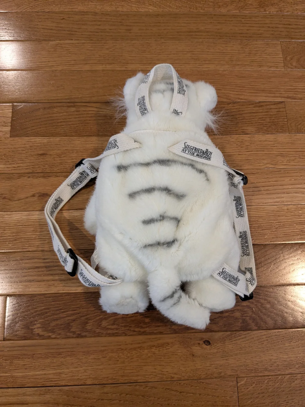 Siegfred And Roy Plush White Tiger Backpack